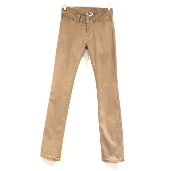 Kristensen Du Nord 4 Beige Chino Straight Leg Pants Mid Rise Stretch Trousers - Picture 5 of 5